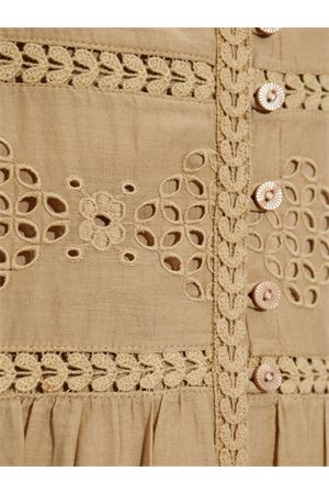 Abito Divine in cotone beige sesame MARANT ÉTOILE | RO0708FAC1J15E67LK